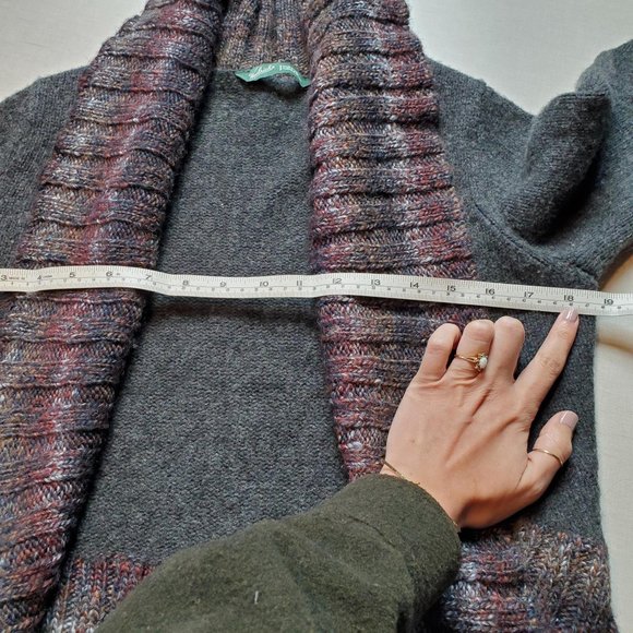 Woolrich Pure Lambswool Open Cardigan Kendal Creek Bolero Sweater - Picture 10 of 12